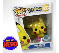 FUNKO POP POKEMON PIKACHU SPECIAL EDITION FLOCKED 553 VINYL FIGURE