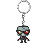 Funko Pop Portachiavi Marvel What If? - Zombie Falcon Vinile Figura