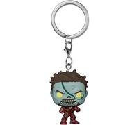 Funko Pop Portachiavi Marvel What If? - Zombie Iron Man Figura In Vinile