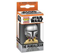 Funko Pop Portachiavi Star Wars Il Mandalorian Mando W/Blaster 53046 Nuovo