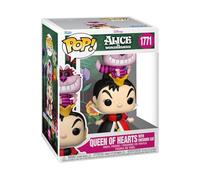 Funko POP! Premium Disney: Alice in Wonderland Classic - Queen of Hearts with Cheshire Cat - Figura in vinile da collezione - Idea regalo - Prodotto ufficiale - Giocattoli per bambini e adulti