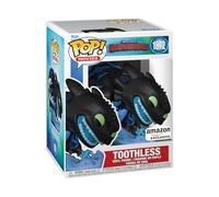 Funko POP! Premium: How To Train Your Dragon - Toothless With Lightning - Esclusiva Amazon - Figura in Vinile da Collezione - Idea Regalo - Merchandising Ufficiale - Giocattoli per Bambini e Adulti