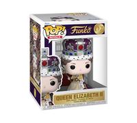 Funko POP! Premium: Queen Elizabeth II - Coronation - Figura in vinile da collezione - Idea regalo - Prodotto ufficiale - Giocattoli per bambini e adulti - Modello di figura per collezionisti