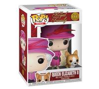 Funko POP Queen Elizabeth II & Corgi Buddy: Royal Family - Figura in Vinile da