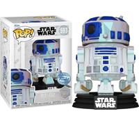 Funko POP! R2-D2 Facet #593 Exclusive Clear Ship Protector and Box Include