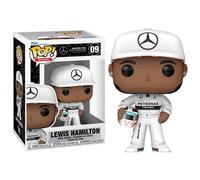 Funko Pop Racing Formula 1 - (09) Lewis Hamilton W/ Helmet F1 Team Amg 9Cm