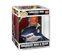 Funko POP! Ride Deluxe: Chainsaw Man: Reze - Chainsaw Man & Beam - Figura in vinile da collezione - Idea regalo - Prodotto ufficiale - Giocattoli per bambini e adulti