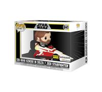 Funko POP! Ride Super Deluxe - Obi-Wan Kenobi in Delta 7 - Esclusiva Amazon - Figura in vinile da collezione - Idea regalo - Merchandising ufficiale - Giocattoli per bambini e adulti - Fan del cinema