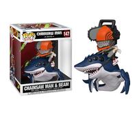 Funko Pop Rides:Chainsaw Man The Movie Reze Arc (147) ChainsawMan & Beam Figure