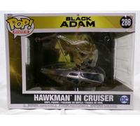 Funko Pop Rides DC BLACK ADAM 286 HAWKMAN In Cruiser Figura In Vinile