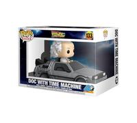 Funko Pop! Rides Deluxe Doc W/time Machine Figure Multicolor Bambini