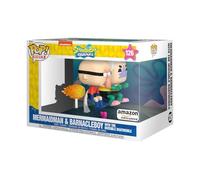 Funko POP! Rides Deluxe: Spongebob Squarepants - Mermaid Man & Barnacle Boy With Invisible Car - Esclusiva Amazon - Figura in Vinile da Collezione - Idea Regalo - Merchandising Ufficiale - TV Fans