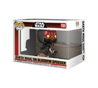 Star Wars POP Rides Deluxe Vinyl Darth Maul on Bloodfin 9 cm