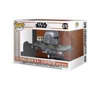 Funko POP Rides Deluxe Star Wars Mandalorian In N-1 Starfighter Figura (#670)