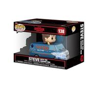Funko POP! Rides Deluxe: Stranger Things Season 5 - Steve with the Squawk Van - Figura in Vinile da Collezione - Idea Regalo - Merchandising Ufficiale - Fantasy Fans