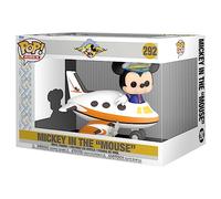 Funko POP! Rides: Disney - Mickey Mouse with Plane - Amazon Exclusive | Gadget Ufficiale Cartoon/Animation - Personaggio in Vinile da Collezione - Idea Regalo Compleanno per Fan e Collezionisti