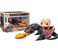 Funko Pop! Rides: Got - Daenerys Targaryen On Fiery Drogon - Game of Thrones- Figura in Vinile da Collezione - Idea Regalo - Merchandising Ufficiale - Giocattoli per Bambini e Adulti - TV Fans