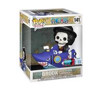 Funko Pop! Rides One Piece Brook con Squalo Sommerso, Fall Convention Esclusivo, Figura in Vinile da 14,7 cm