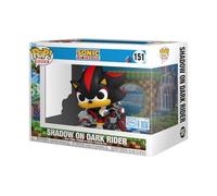 Funko POP! Rides: Sonic The Hedgehog - Shadow on Motorcycle - Esclusiva Amazon - Figura in vinile da collezione - Idea regalo - Prodotto ufficiale - Giocattoli per bambini e adulti