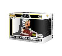 Funko Pop! Rides: Star Wars - Ahsoka Tano in Delta-7B - Star Wars: Clone Wars - Esclusiva Amazon - Figura in Vinile da Collezione - Idea Regalo - Merchandising Ufficiale - TV Fans
