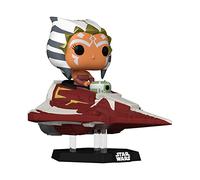 Funko Pop! Rides: Star Wars - Ahsoka Tano in Delta-7B - Star Wars: Clone Wars - Esclusiva Amazon - Figura in Vinile da Collezione - Idea Regalo - Merchandising Ufficiale - TV Fans