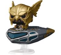 Funko Pop Rides Super Deluxe: Black Adam - Hawkcruser Con Hawkman