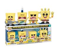 Funko Pop! Spongebob Squarepants - Spongebob Squarepants Glow in The Dark Pop! Vinyl 4-Pack