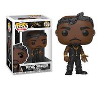 FUNKO POP ROCKS 2PAC - (158) TUPAC SHAKUR W/ BANDANA FIGURE VINYL GOLD OUTFIT