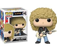 Funko Pop! Rocks - Def Leppard - Rick Savage - Figura in Vinile da Collezione - Idea Regalo - Merchandising Ufficiale - Giocattoli per Bambini e Adulti - Music Fans - Figura per i Collezionisti