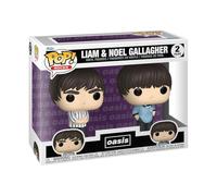 Funko Pop! Rocks: Oasis - Liam & Noel Gallagher 2 Pack - Figura in Vinile da Collezione - Idea Regalo - Merchandising Ufficiale - Giocattoli per Bambini e Adulti - Music Fans