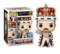 Funko Pop Rocks - Queen (184) Freddie Mercury King Diamond Special Exm 9Cm