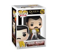 Funko Pop! Rocks: Queen-Freddie Mercury Wembley 1986 - Figura in Vinile da Collezione - Idea Regalo - Merchandising Ufficiale - Giocattoli per Bambini e Adulti - Music Fans