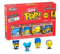 Funko Pop SIMPSONS Bitty 4 Pack 2.5cm Itchy Chief Lard Lad