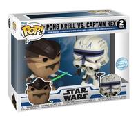 FUNKO POP STAR WARS 2 PACK PONG KRELL VS CAPTAIN REX SPECIAL EDITION VINYL 9CM