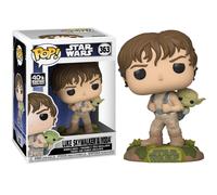 FUNKO POP STAR WARS 40TH - (363) TRAINING LUKE SKYWALKER AND YODA FIGURE 9CM