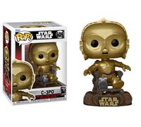Funko Pop STAR WARS 6 609 C3PO on Chair "40TH ANNIVERSARY"