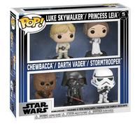 Funko Pop Star Wars A New Hope 5 Pack Figure in Vinile Luke Leia Vader