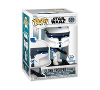 Funko Pop! Star Wars: Ahsoka - Clone Trooper * Fase 1 Shop Esclusivo, Standard, 77102