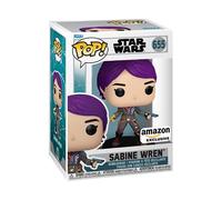 Funko Pop! Star Wars: Ahsoka TV - Sabine Wren - Glow in The Dark- Esclusiva Amazon - Figura in Vinile da Collezione - Idea Regalo - Merchandising Ufficiale - Giocattoli per Bambini e Adulti