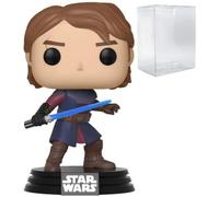 Funko POP Star Wars: Clone Wars - Anakin Skywalker Vinyl Figure (Bundled con custodia protettiva compatibile), multicolore, 9,5 cm