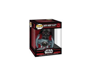 Funko Pop Star wars Darth Vader, figura d'azione con Tie Advanced x1 Starfighter - Nouvo