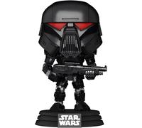 Funko Pop Star Wars: Il Mandaloriano - Dark Trooper Figura In Vinile