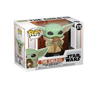 Funko POP! Star Wars: Mandalorian-Grogu (The Child, Baby Yoda) With Frog The Mandalorian - Figura in Vinile da Collezione - Idea Regalo - Merchandising Ufficiale - Giocattoli per Bambini e Adulti