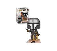 Funko Pop! Star Wars: Mandalorian-Mando Flying With Blaster - Star Wars: The Mandalorian - Figura in Vinile da Collezione - Idea Regalo - Merchandising Ufficiale - Giocattoli per Bambini e Adulti