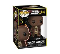 Funko POP Star Wars: May the Force - Mace Windu - Retro - Figura in vinile da c