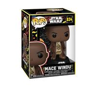 Funko POP! Star Wars: May the Force - Mace Windu - Retro - Figura in vinile da collezione - Idea regalo - Prodotto ufficiale - Giocattoli per bambini e adulti - Modello di figura per collezionisti
