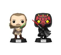 Funko Pop! Star Wars: Qui-Gon Jinn vs Darth Maul - Confezione da 2 statuine in vinile
