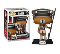 FUNKO POP STAR WARS RITORNO JEDI 40TH - (606) PRINCESS LEIA BOBBLE HEAD 9CM
