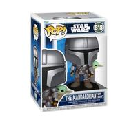 Funko POP! Star Wars: The Mandalorian and Grogu - The Mandalorian with Grogu - Figura in vinile da collezione - Idea regalo - Prodotto ufficiale - Giocattoli per bambini e adulti