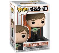 Funko Pop Star Wars: The Mandalorian - Luke Skywalker Con Grogu #482